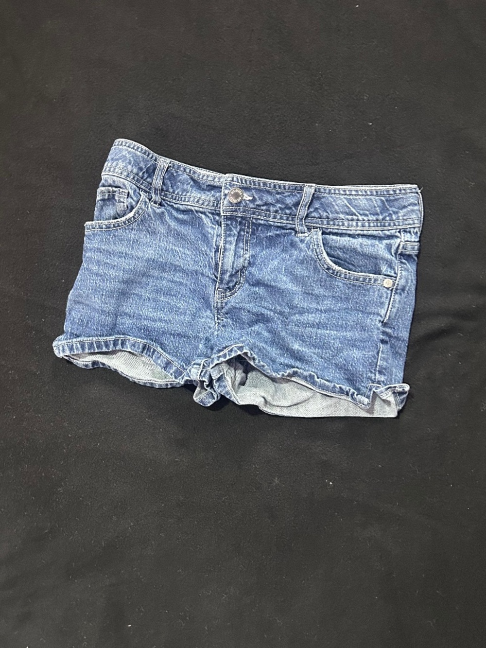 tween denim shorts